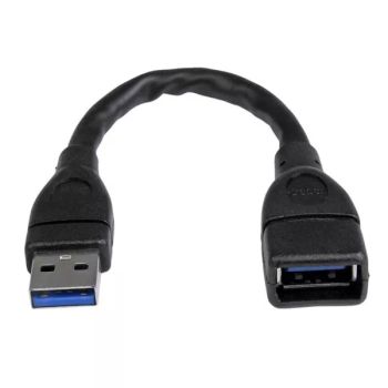 Achat Câble USB StarTech.com Câble d'extension USB 3.0 de 15cm - Rallonge USB A vers A - M/F - Noir