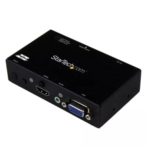 Revendeur officiel Switchs et Hubs StarTech.com Switch 2x1 HDMI et VGA vers HDMI avec convertisseur VGA vers HDMI et commutation prioritaire - 1080p