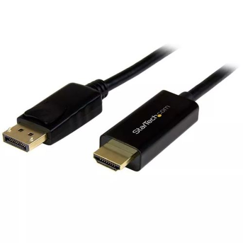 Revendeur officiel StarTech.com Câble DisplayPort vers HDMI 1m - 4K 30Hz - Adaptateur DP vers HDMI - Convertisseur pour Moniteur DP 1.2 à HDMI - Connecteur DP à verrouillage - Cordon passif DP vers HDMI