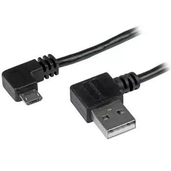 Vente Câble USB StarTech.com Câble USB A vers Micro B de 2 m avec connecteurs coudés à angle droit - M/M - Noir