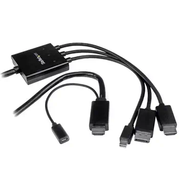 Revendeur officiel Câble HDMI StarTech.com Câble adaptateur HDMI, DisplayPort ou Mini