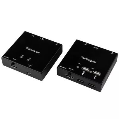 Vente Câbles d'alimentation StarTech.com Extendeur HDMI sur Cat6 à 50 m avec hub USB 2.0 à 4 ports - 1080p