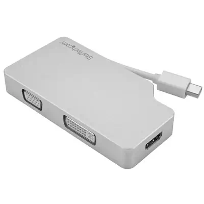 Achat Câble HDMI StarTech.com Adaptateur de voyage audio/vidéo 3 en 1 - Mini DisplayPort vers VGA, DVI ou HDMI - 4K - Aluminium