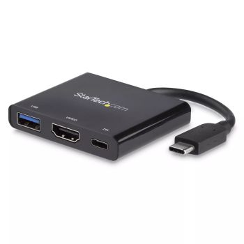 Achat StarTech.com Adaptateur multifonction USB-C vers HDMI 4K avec USB Power Delivery et port USB-A au meilleur prix
