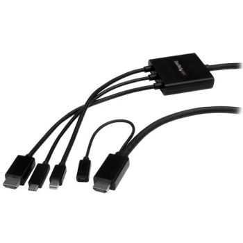 Revendeur officiel Câble HDMI StarTech.com Câble adaptateur USB-C, HDMI ou Mini