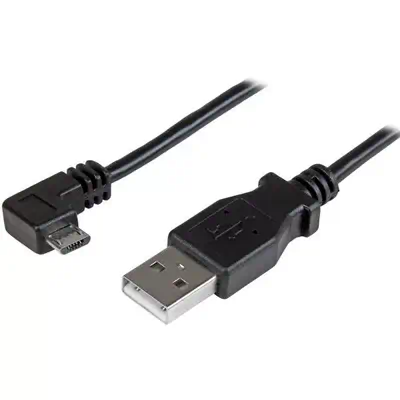 Vente Câble USB StarTech.com Câble USB vers Micro USB coudé à angle droit