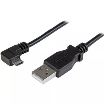 Achat StarTech.com Câble USB vers Micro USB coudé à angle droit de 50 cm - 0,25 mm² - M/M - Noir et autres produits de la marque StarTech.com