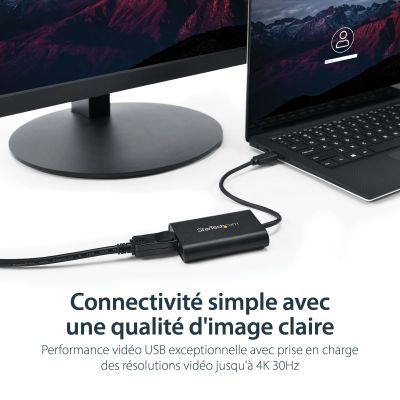 Achat StarTech.com Adaptateur USB 3.0 vers DisplayPort 4K 30Hz sur hello RSE - visuel 9
