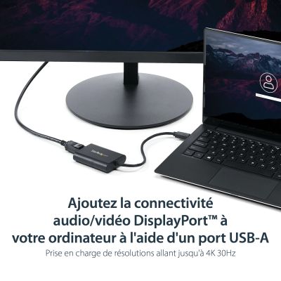 Achat StarTech.com Adaptateur USB 3.0 vers DisplayPort 4K 30Hz sur hello RSE - visuel 7