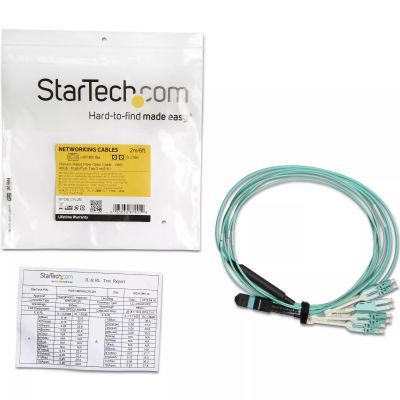 Vente StarTech.com Câble Fibre Optique Multimode OM3 de 2m StarTech.com au meilleur prix - visuel 8