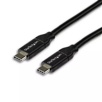 Achat Câble USB StarTech.com Câble USB-C vers USB-C avec Power Delivery 5A de 2 m - USB 2.0 - Noir sur hello RSE