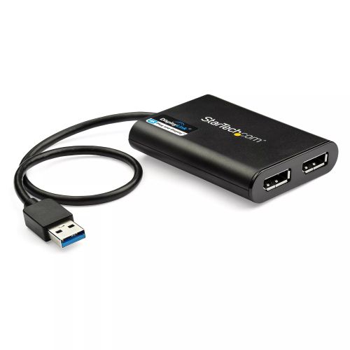 Vente Câble pour Affichage StarTech.com Adaptateur USB 3.0 vers double DisplayPort 4K 60 Hz sur hello RSE