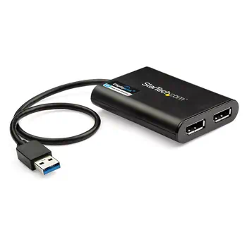 Vente Câble pour Affichage StarTech.com Adaptateur USB 3.0 vers double DisplayPort 4K