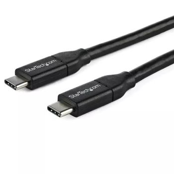 Achat StarTech.com Câble USB-C vers USB-C avec Power Delivery 5A de 1 m - USB 2.0 - Noir au meilleur prix