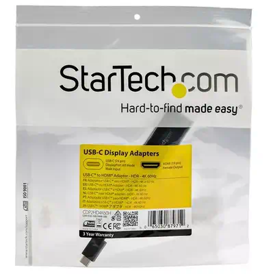 StarTech Adaptateur USB Type-C vers HDMI 4K 60 Hz avec - Câble HDMI - visuel 6