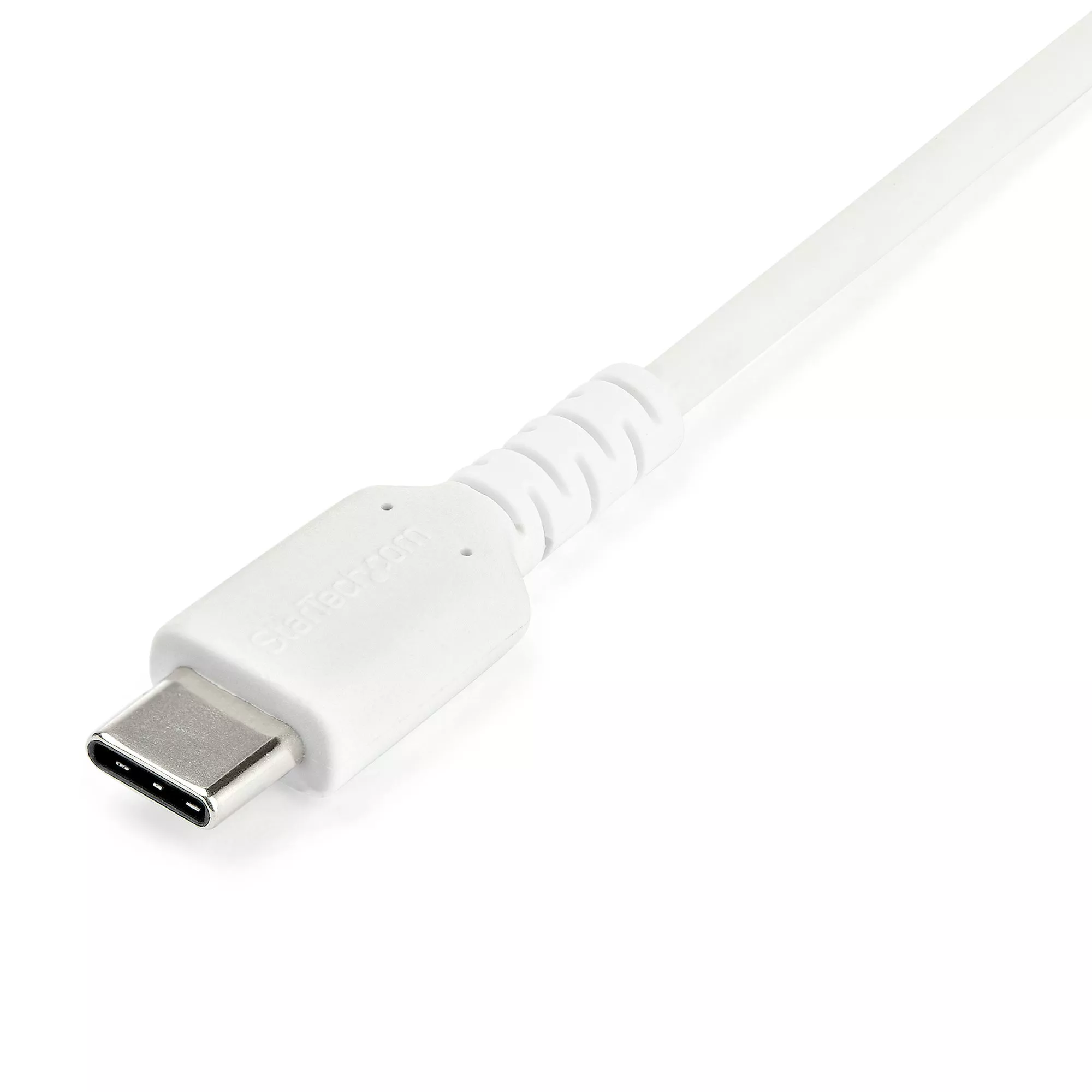 StarTech.com Câble de Charge USB C de 2m - Cordon USB-C, 60W PD 3A - Câble  USB C Coudé Noir - Fibre Aramide Robuste - Câble USB 2.0 Type C - Chargeur
