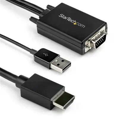 Vente StarTech.com Câble adaptateur VGA vers HDMI - 2 StarTech.com au meilleur prix - visuel 8