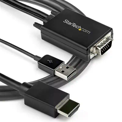 Vente StarTech.com Câble adaptateur VGA vers HDMI - 2 StarTech.com au meilleur prix - visuel 6