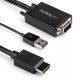 Achat StarTech.com Câble adaptateur VGA vers HDMI - 2 sur hello RSE - visuel 1