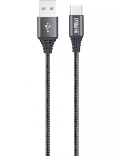 Vente URBAN FACTORY BRAIDEE CABLE EN NYLON TRESSE USB-C 1.50M au meilleur prix