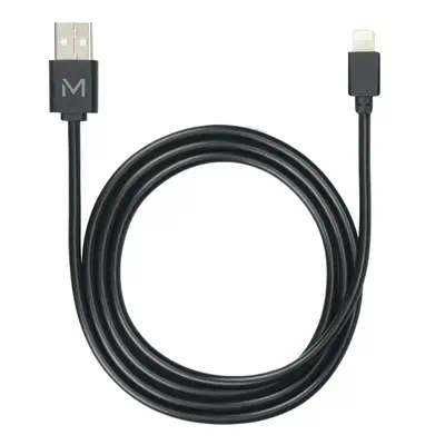 Mobilis 001279 câble Lightning 1 m Noir - Autre Accessoire pour portable - visuel 1