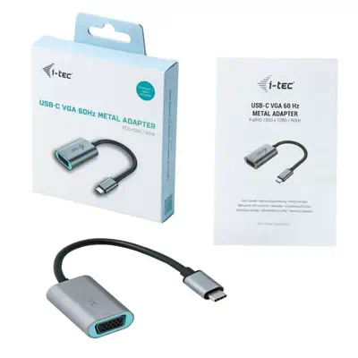 Vente i-tec Metal USB-C VGA Adapter 1080p/60Hz i-tec au meilleur prix - visuel 4