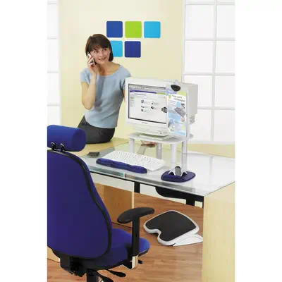 Tapis de souris noir en mousse, repose-poignets intégré - Kensington - Accessoire Divers - visuel 4