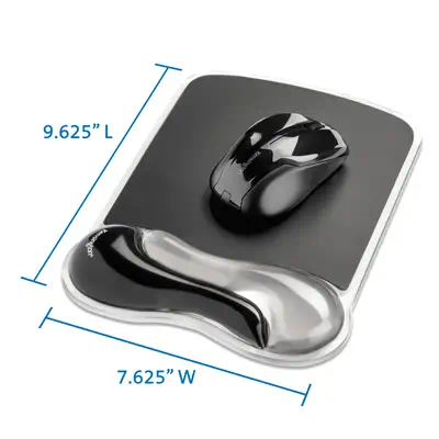 Tapis de souris Duo Gel, gris fumé clair/foncé - Kensington - Accessoire Divers - visuel 3
