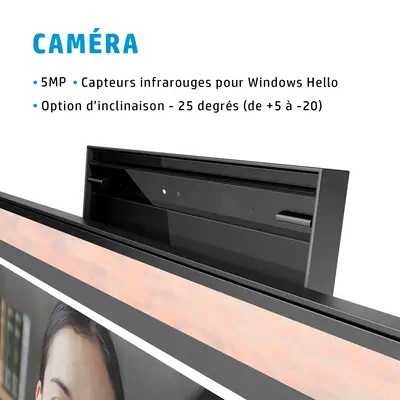 Écran de conférence FHD HP E24mv G4 - Ecran Ordinateur - visuel 10
