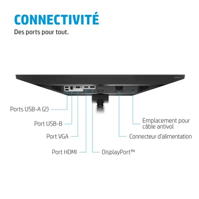 Écran de conférence FHD HP E24mv G4 - Ecran Ordinateur - visuel 4