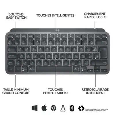 Logitech Master MX Keys Mini - Clavier - visuel 10