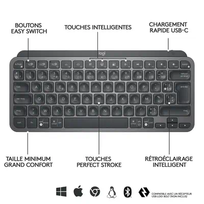Logitech MX Keys Mini - Clavier - visuel 10