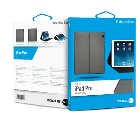 Mobilis 019044 étui pour tablette 32,8 cm (12.9") Folio Gris - Protection d'écran et Filtre - visuel 3