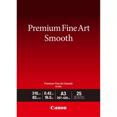 Revendeur officiel CANON FA-SM1 A3 Fine Art Paper 25 sheets