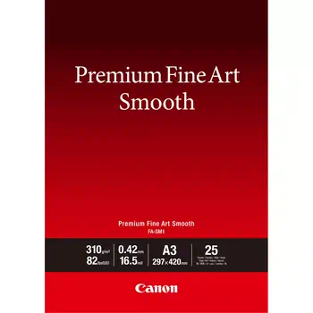 Achat CANON FA-SM1 A3 Fine Art Paper 25 sheets au meilleur prix