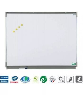 Achat Tableau blanc Tableau CLASSIC H100xL200 cm émail e3 blanc feutre sur hello RSE