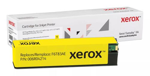 Revendeur officiel Toner Xerox Cartouche PageWide Everyday Jaune compatible avec HP 972X (F6T83AE)