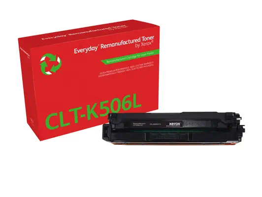 Toner remanufacturé Noir Everyday™ de Xerox compatible avec Samsung CLT-K506L, Grande capacité - visuel 1
