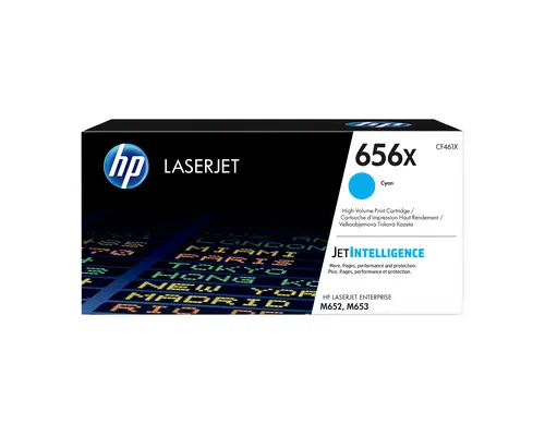 656X Toner cyan HP LaserJet authentique grande capacité - visuel 1