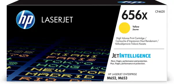 656X Toner jaune HP LaserJet authentique grande capacité - visuel 1