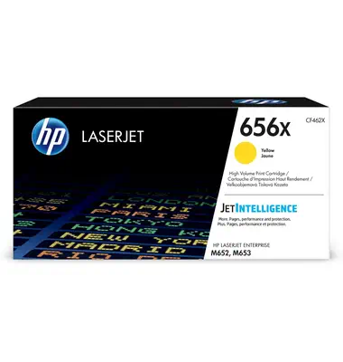 656X Toner jaune HP LaserJet authentique grande capacité - visuel 1