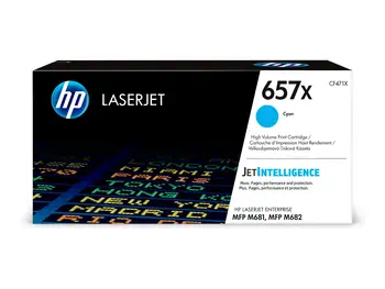 Achat responsable Cartouche de toner cyan HP 657X LaserJet grande capacité authentique