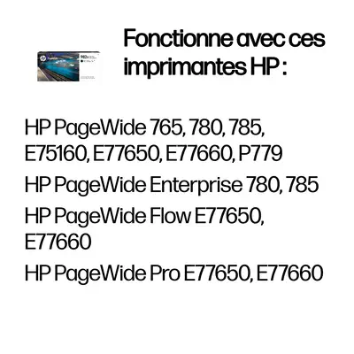 Cartouche d’encre noir PageWide HP 982X grande capacité authentique - Cartouches d'encre - visuel 2