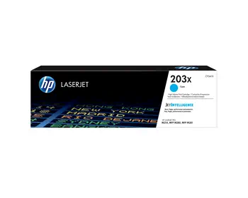 Meilleur prix 203X cartouche de toner LaserJet grande capacité cyan authentique