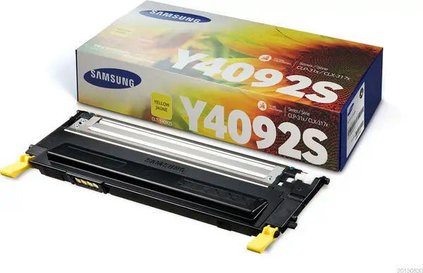 Cartouche de toner jaune Samsung CLT-Y4092S - HP - Toner - visuel 1