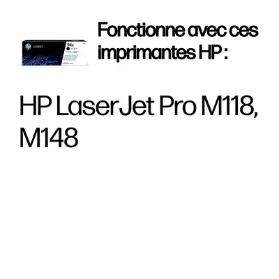 Toner noir LaserJet HP 94X authentique grande capacité - visuel 1