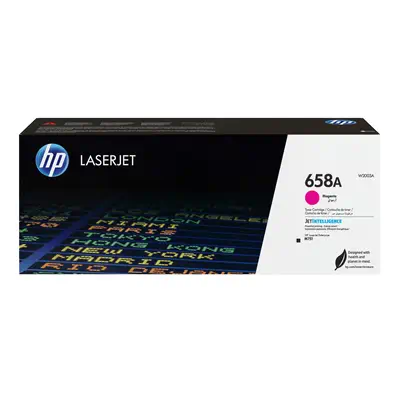 Toner magenta LaserJet HP 658A authentique - visuel 1
