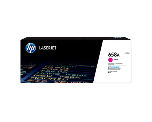 Toner magenta LaserJet HP 658A authentique - visuel 3