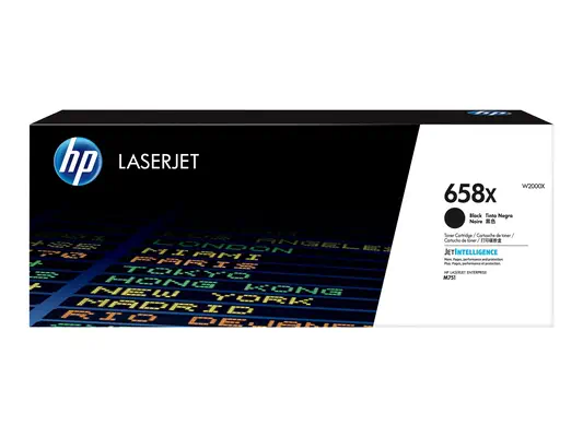 Toner noir LaserJe;tHP 658X authentique grande capacité - visuel 3