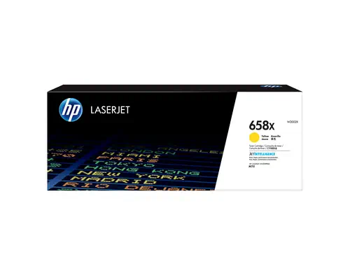 Toner jaune LaserJet HP 658X authentique grande capacité - visuel 7